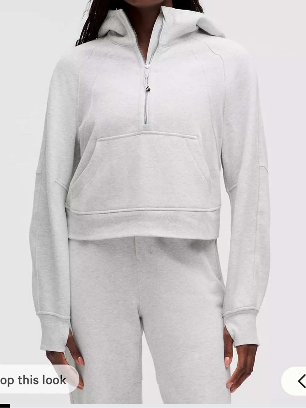 Lululemon scuba half zipped hoodie size small